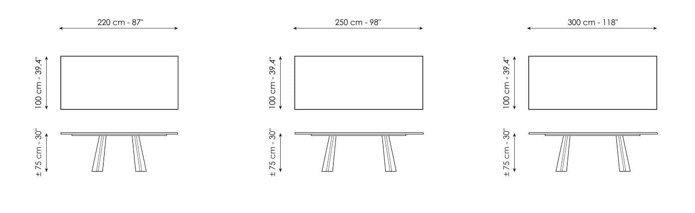 Masa de dining Torii 2