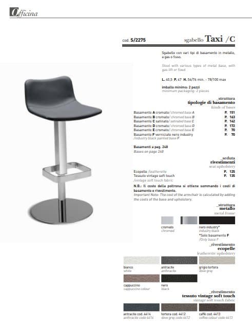 Scaun De Bar Taxi C 3