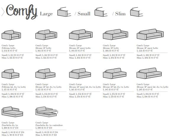 Samoa Canapea Extensibilă Comfort 45