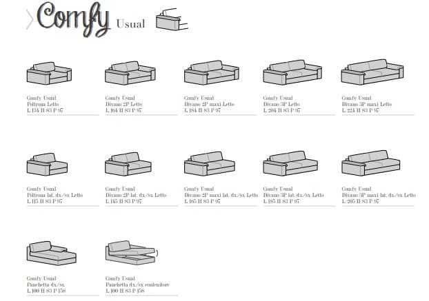 Samoa Canapea Extensibilă Comfort 56
