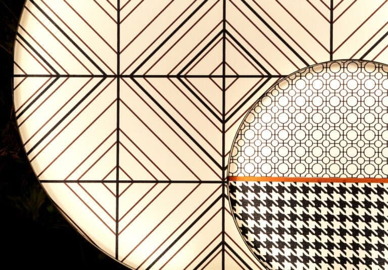 Contardi Lampadă de Plafon cu Abajur Textil 7