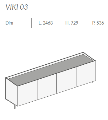 Comoda de living Viki 7