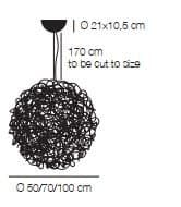 Pendul suspendat Fil de Fer 2