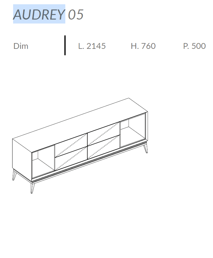 Comoda de living Audrey 11