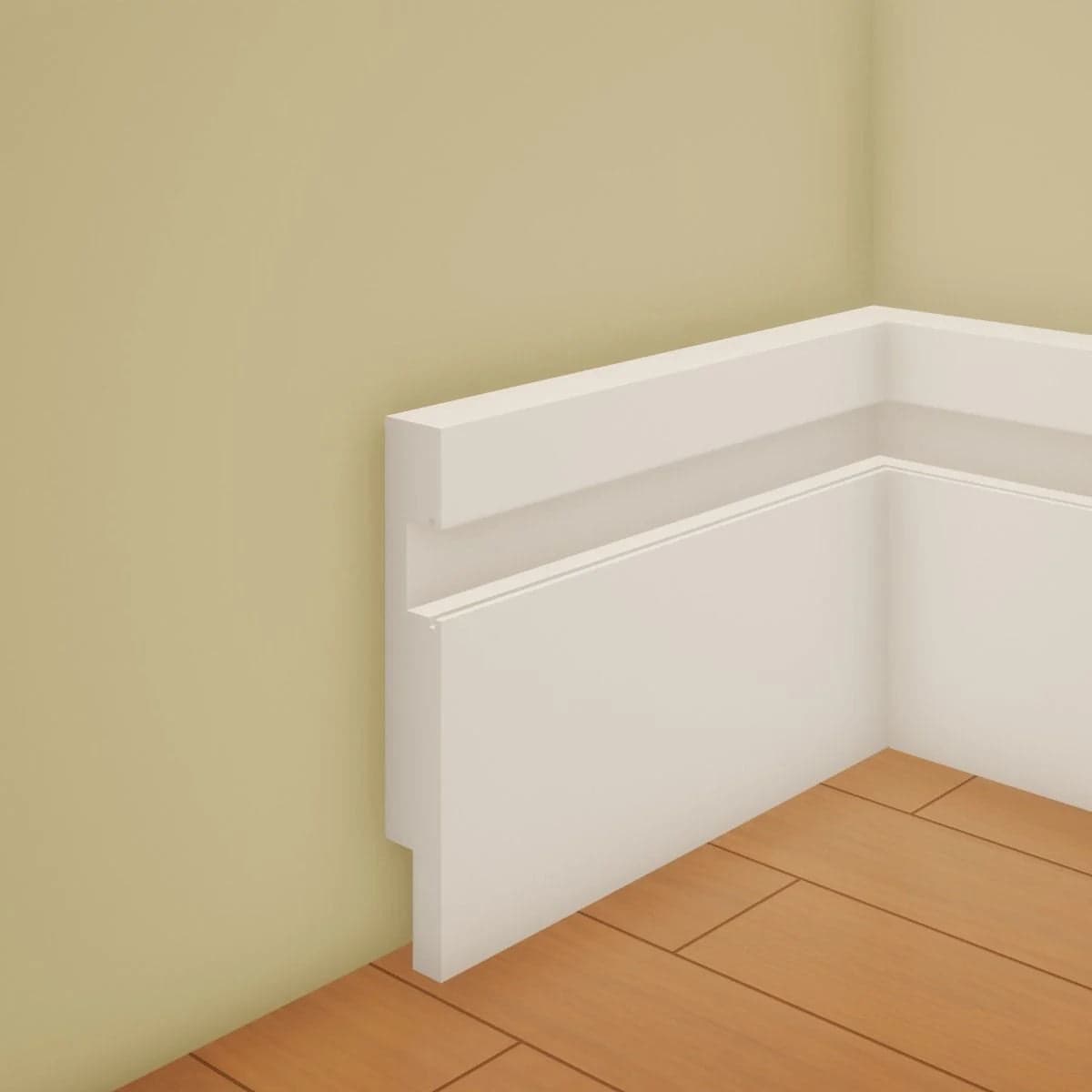 Plinta decorativa din polimer rigid S29 - 11.5x1.8x240 cm 3