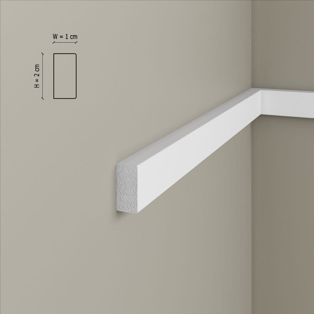 Brau decorativ din polimer rigid B7 - 2x1x200 cm 3