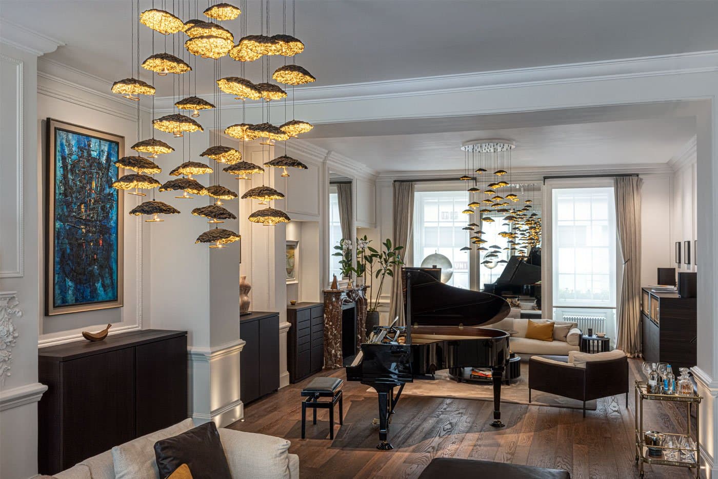 Candelabru Gold Moon 6