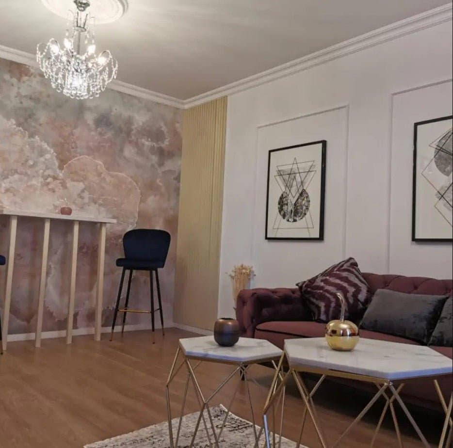 Cornisa decorativa din polimer rigid C8 - 8x8x200 cm 3