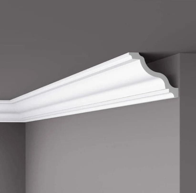 Cornisa decorativa din polimer rigid C11 - 10.8x11.2x200 cm 2