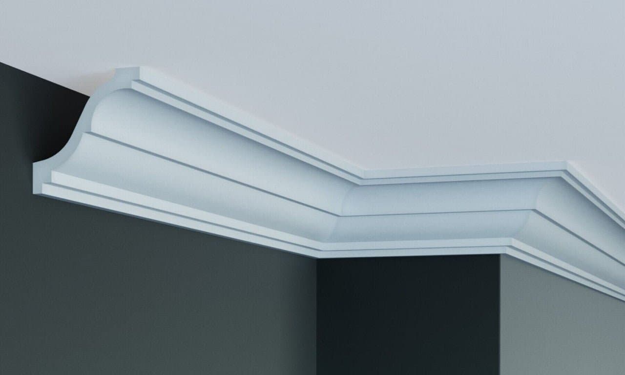 Cornisa decorativa din poliuretan P876 - 8x8.5x244 cm