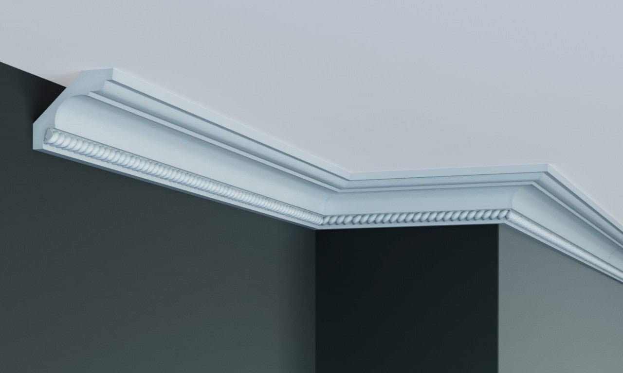 Cornisa decorativa din poliuretan P902 - 4.6x4.6x200 cm