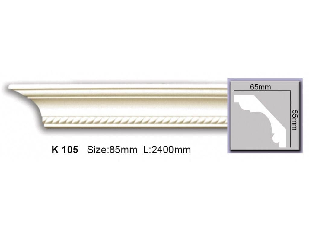 Cornisa decorativa din poliuretan P902 - 4.6x4.6x200 cm 7