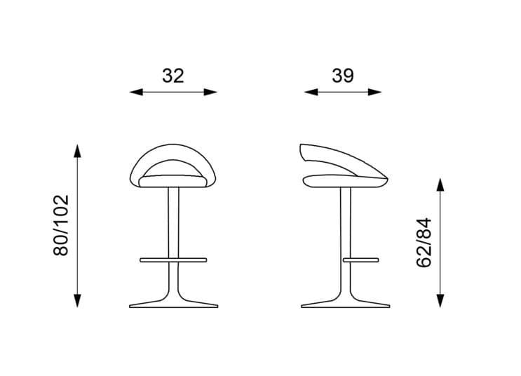 Scaun de bar KOLBI 2