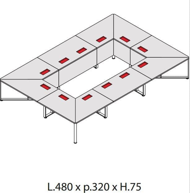 Masa de conferinte I-Meet 6