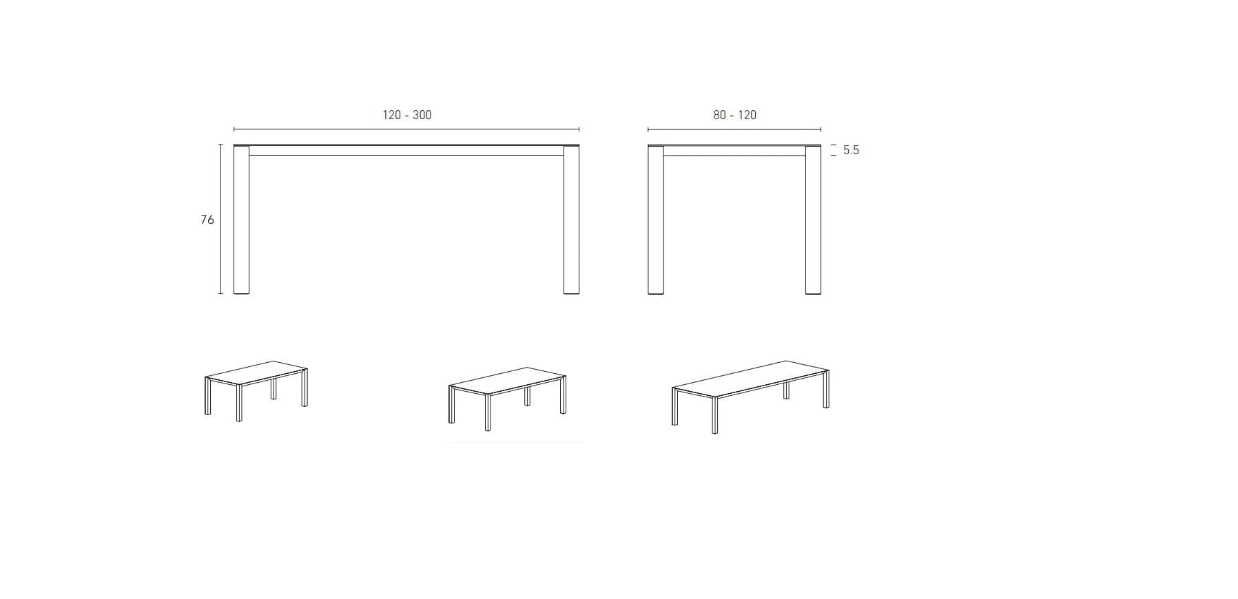 Masa de dining Woody 6