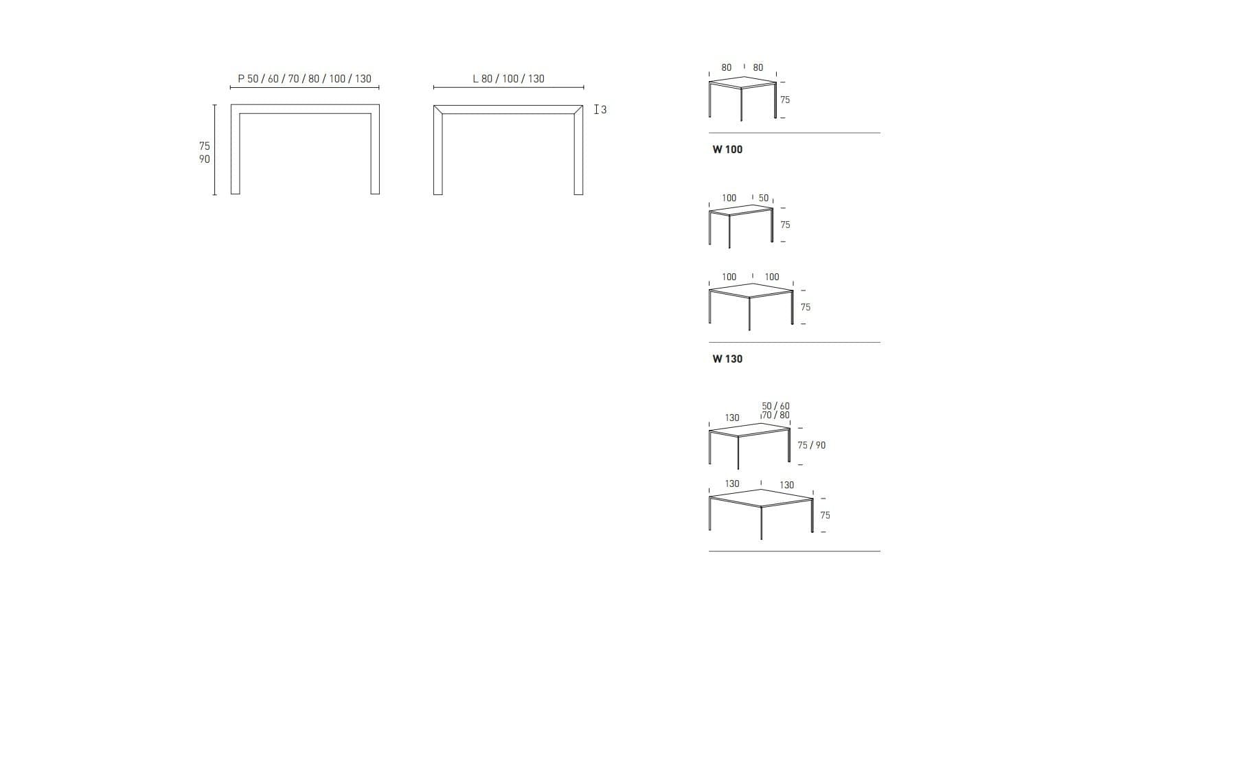 Masa de dining Mono 4