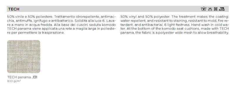 Canapea modulara pentru exterior  KOMODO 27