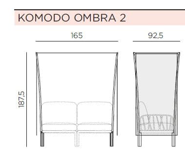 Baldachin exterior OMBRA  KOMODO 4