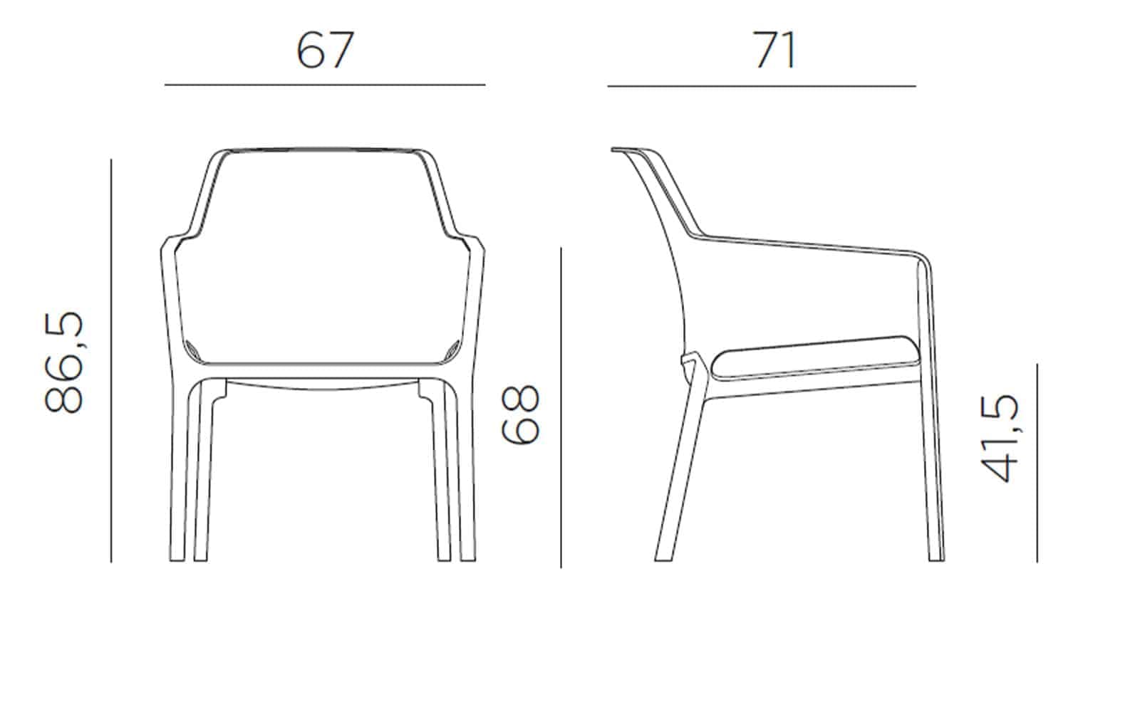 Scaun de exterior Net Relax 25