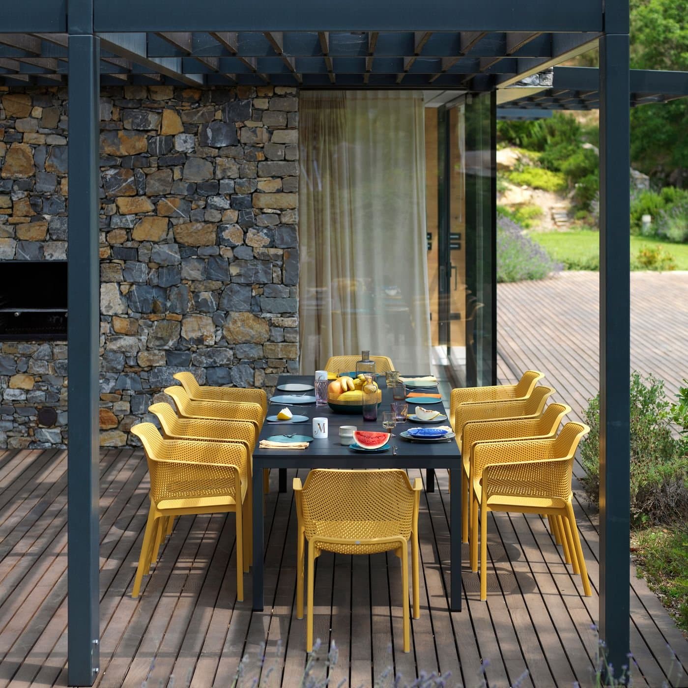 Masa de exterior Rio ALU 210 FIX 2