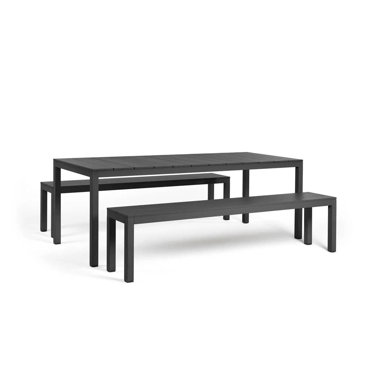Masa si banca de exterior set Rio Bench Alu 6