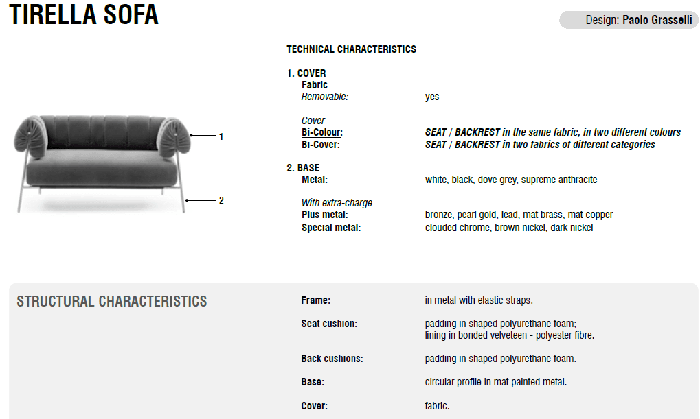 Bonaldo Canapea TIRELLA 9