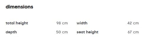 Scaun de bar CARMEN  CS2217 3