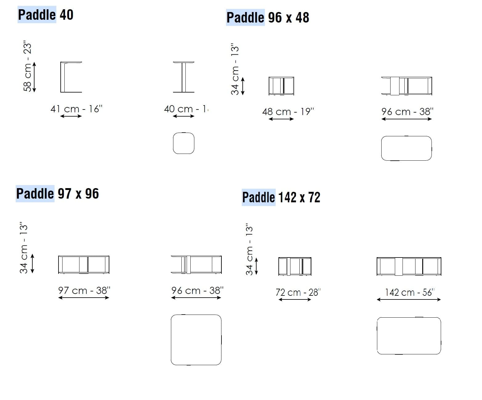 Masuta De Cafea Paddle 7