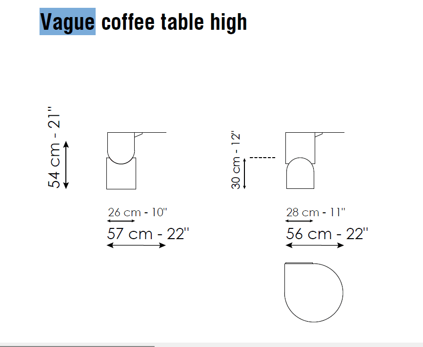 Masuta De Cafea Vague 3