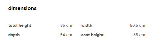 Scaun de bar  FIFTIES CS1864 MTO 7