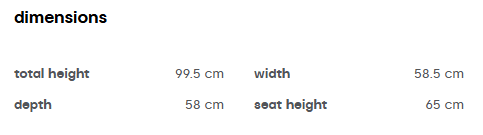 Scaun de bar HOLLY CS2038 MTO 5