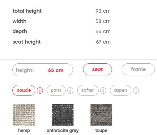 Scaun De Bar Oleandro Cs 2032 7