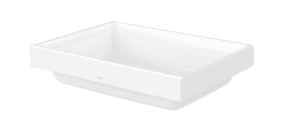 Lavoar CS, pătrat 500 mm, fără orificiu robinet, cu preaplin
