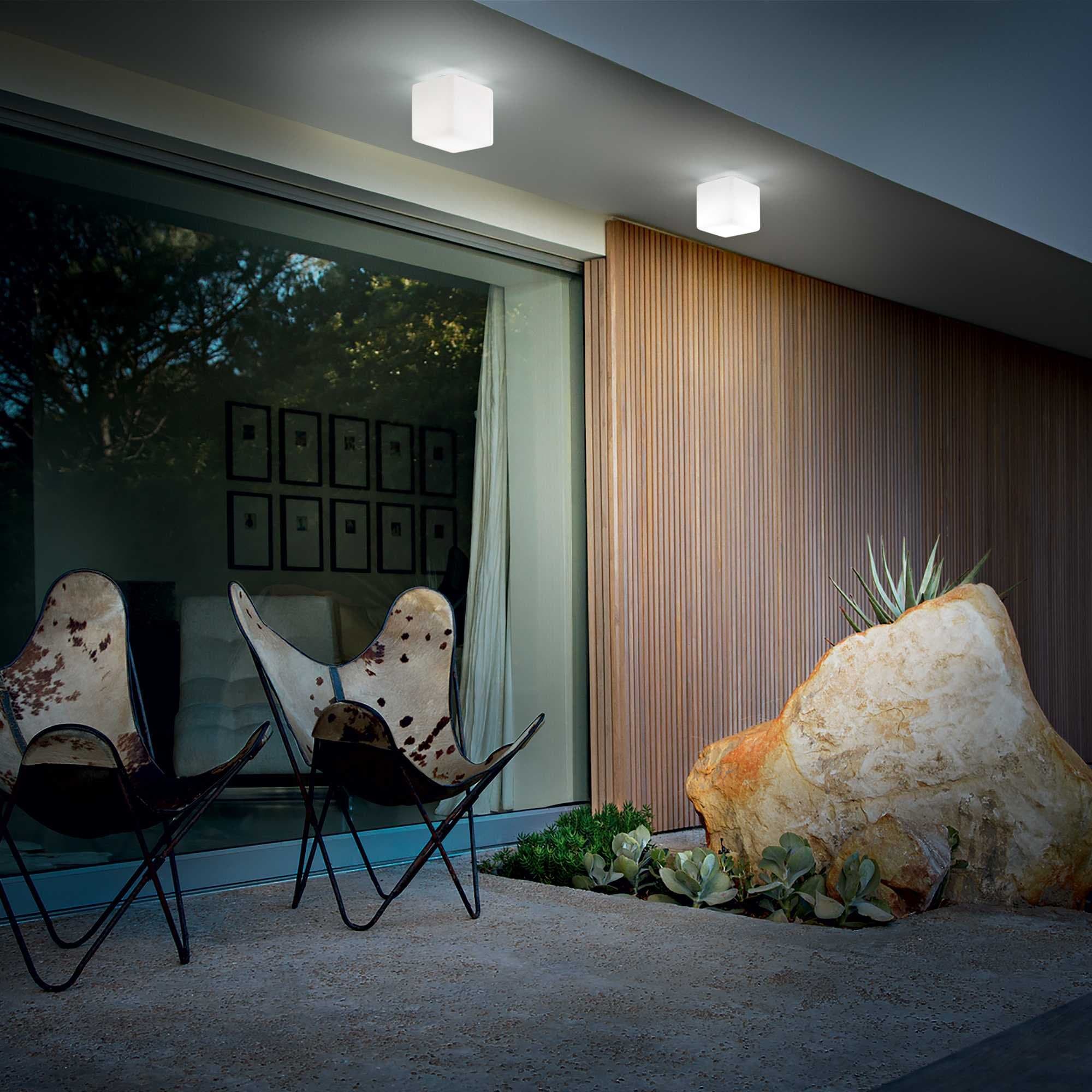Ideal-Lux Plafonieră Exterior Luna PL1 Medium